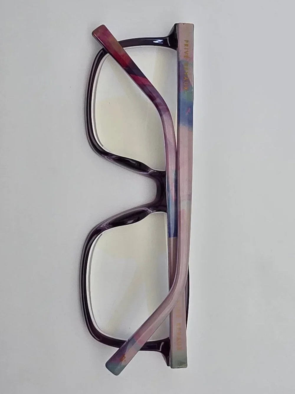 Prive Revaux The Lacy WOI +3.50 Violet Purple Blue Light Reading Glasses 54mm